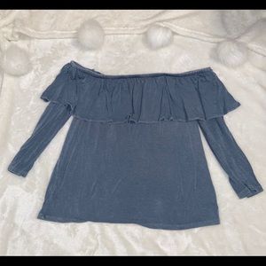 Rustic crop top shirt